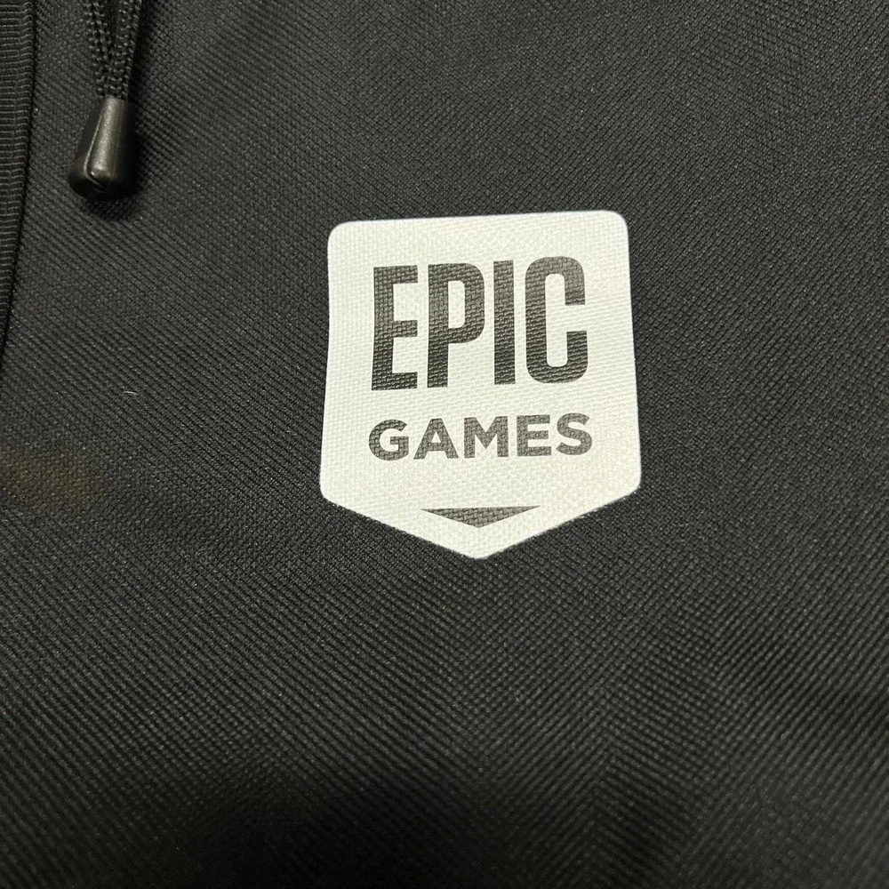 Epic Games Black Mesh Tote Bag Insulated Cooler Bottom Gears of War Fortnite EUC